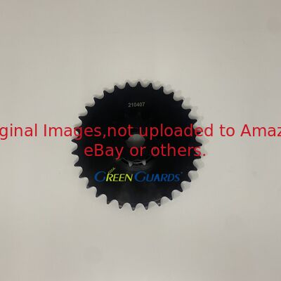 Pièces d'équipement de pelouse Double pignon 32 dents & 12 dents G210407 Convient aux épandeurs Millcreek 3100/3200 Turf Tiger